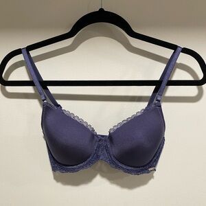 Affinitas Deep Purple Lace Bra